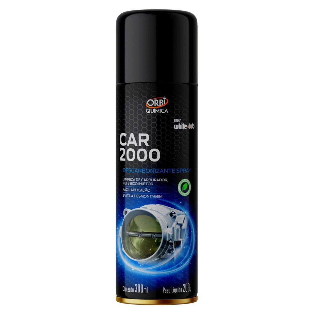 DESCARBONIZANTE 300ML CAR80 - LIMPA BICOS INJETORES, TBI E CARBURADORES