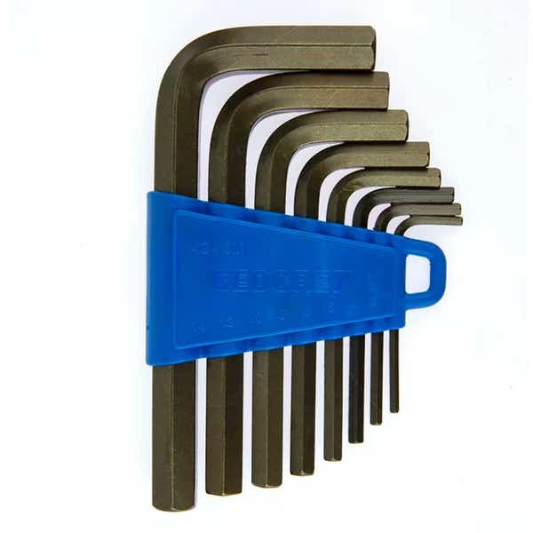 JOGO DE CHAVE ALLEN 1,5 A 10MM UNIVERSAL - 9 PEÇAS