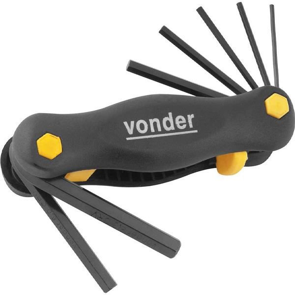 Jogo de Chaves Allen Canivete com Ponta Bola Multimarcas - 8 Peças