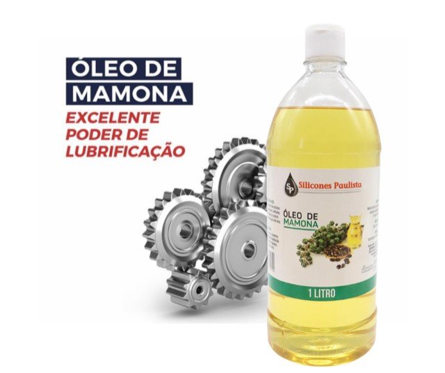ÓLEO VEGETAL DE MAMONA 1 LITRO – LUBRIFICANTE MULTIMARCAS