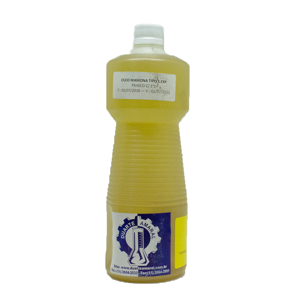 ÓLEO VEGETAL DE MAMONA 1 LITRO – LUBRIFICANTE MULTIMARCAS