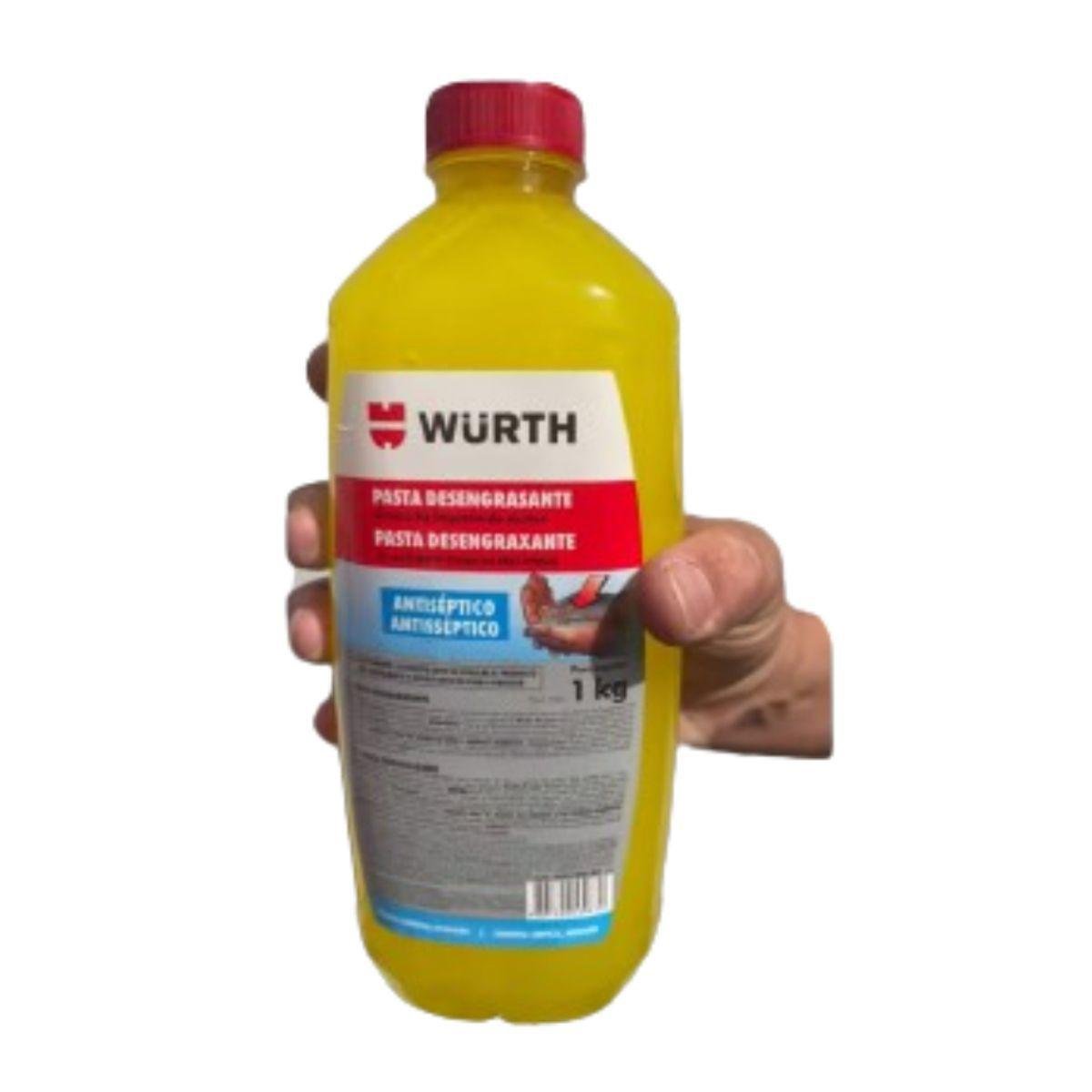 PASTA DESENGRAXANTE 1KG WURTH CREME PARA LIMPEZA PESADA DAS MÃOS
