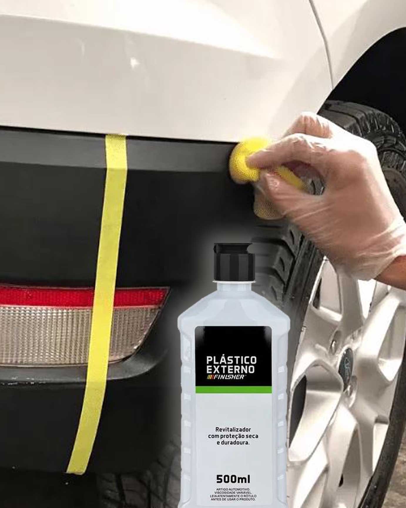 REVITALIZADOR DE PLÁSTICO E BORRACHAS LUXCAR 100g