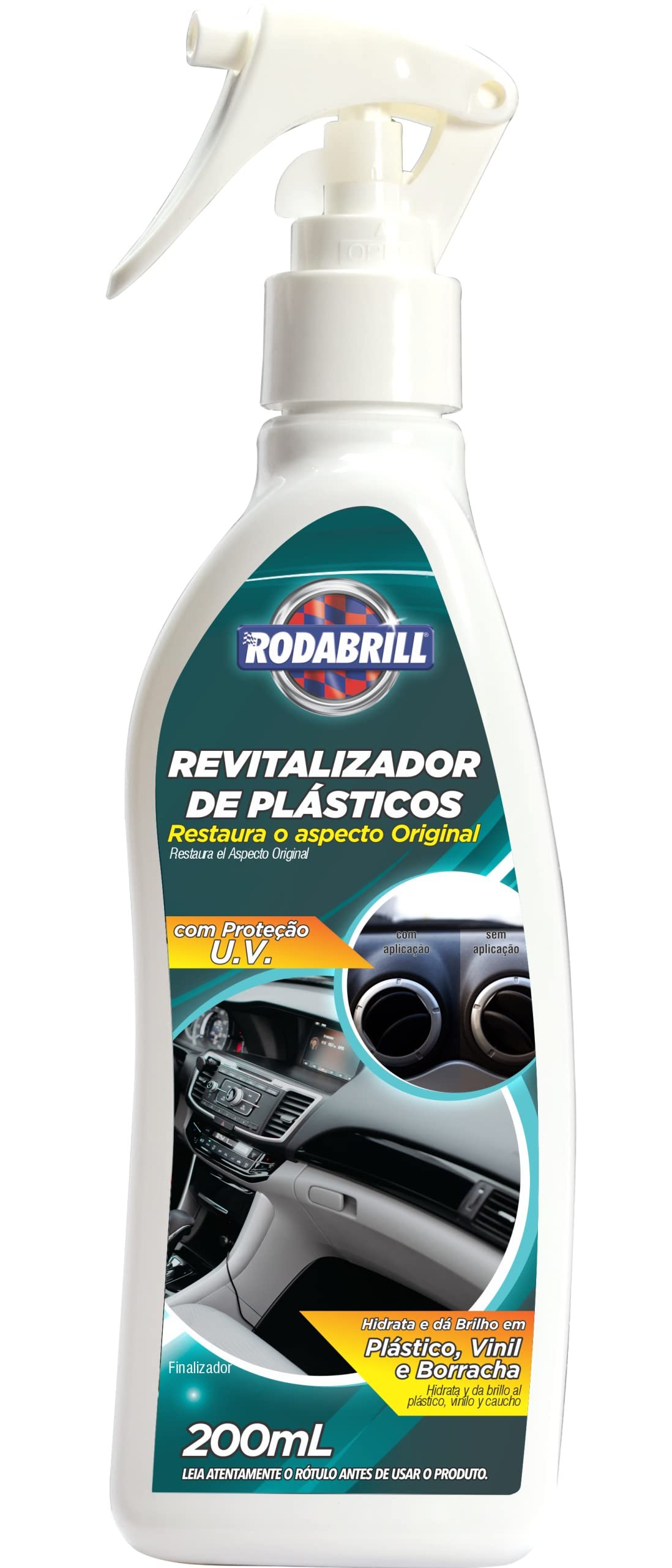 REVITALIZADOR DE PLÁSTICO E BORRACHAS LUXCAR 100g