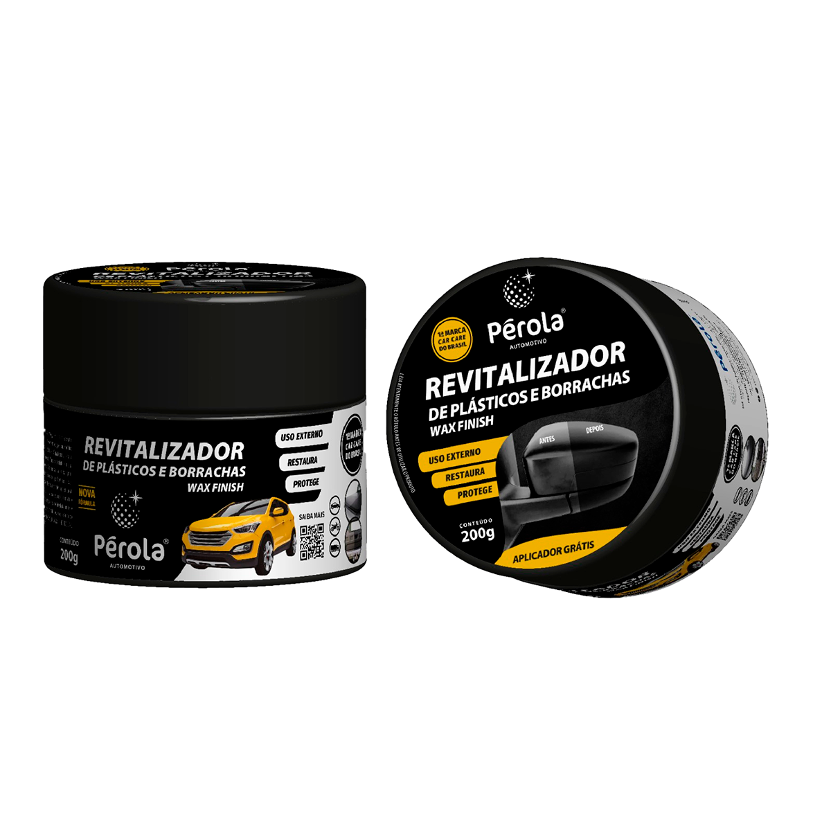 REVITALIZADOR DE PLÁSTICO E BORRACHAS LUXCAR 100g