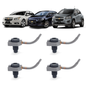 KIT 4 BICOS INJETOR DE OLEO NO PISTAO (JET OIL)  -  GM CRUZE 1.8 16V 12/16, SONIC 1.6 16V 12/14, TRACKER 1.8 16V 14/16
