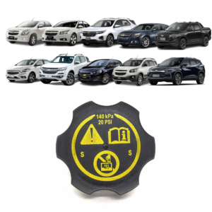 TAMPA RESERVATORIO EXPANSAO  GM COBALT, CRUZE, EQUINOX, MALIBU, ONIX, PRISMA, S10, SONIC, SPIN, TRACKER, TRAILBLAZER