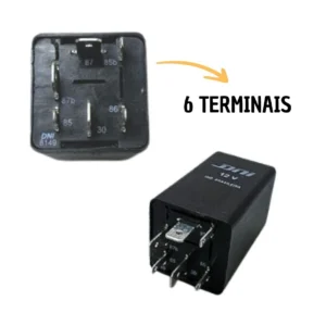 RELE INJECAO ELETRONICA   GM OMEGA, SUPREMA 93/98, ASTRA 94/95, VECTRA 94/96    6 TERMINAIS 15AMP. N° 90378651