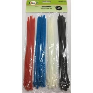 ABRACADEIRA NYLON 25X200MM COLOR UNIVERSAL - 100 PEÇAS