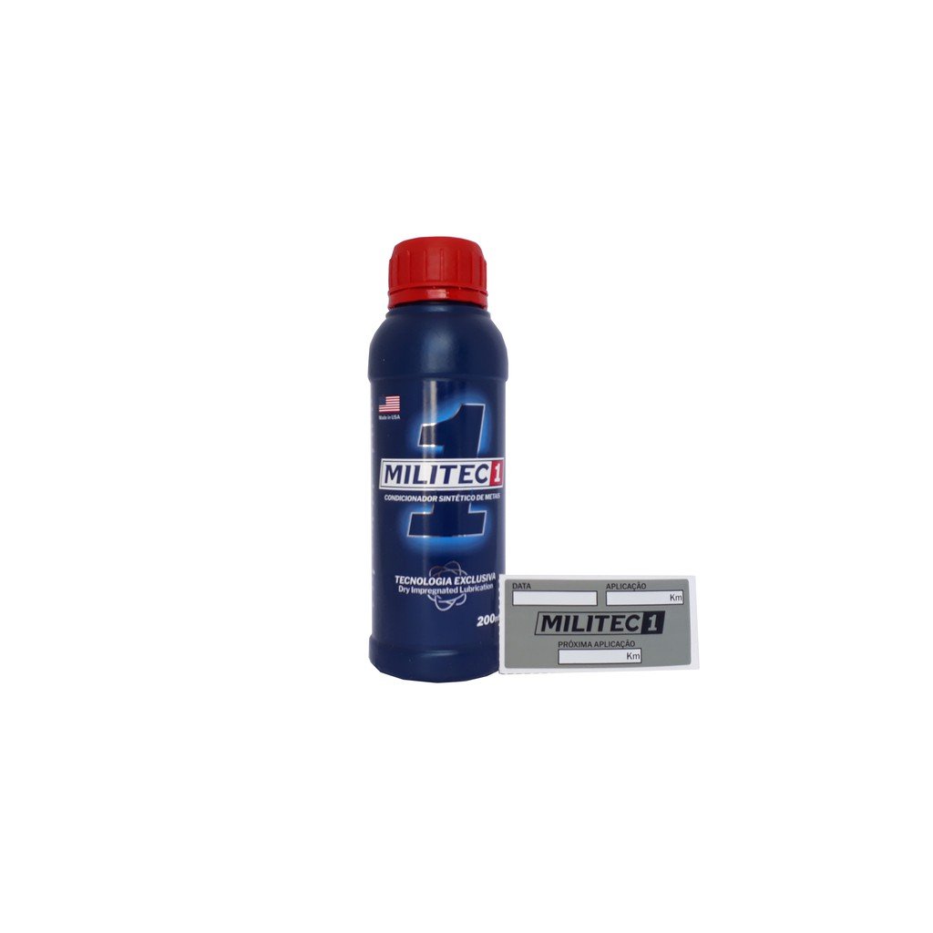 ADITIVO OLEO MOTOR MILITEC 200ML MULTIMARCAS - CONDICIONADOR DE METAIS