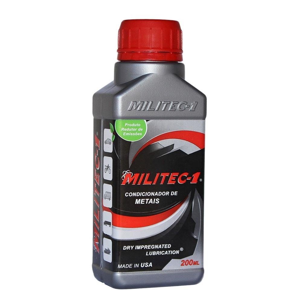 ADITIVO OLEO MOTOR MILITEC 200ML MULTIMARCAS - CONDICIONADOR DE METAIS