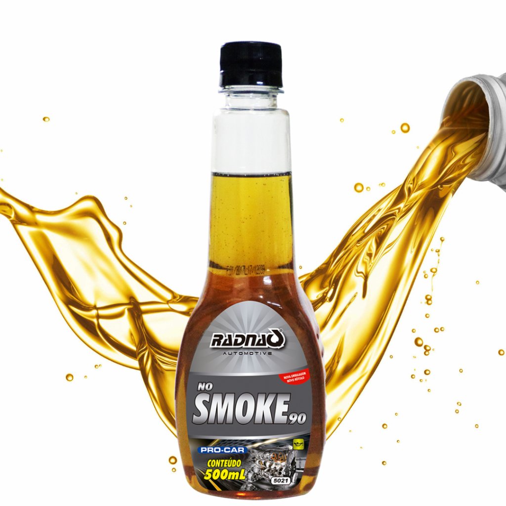 ADITIVO ÓLEO MOTOR RADNAQ 500ML MULTICARCAS ANTI FUMAÇA NO SMOKE