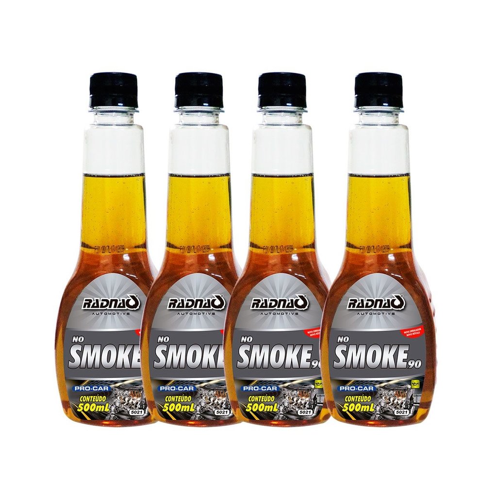 ADITIVO ÓLEO MOTOR RADNAQ 500ML MULTICARCAS ANTI FUMAÇA NO SMOKE