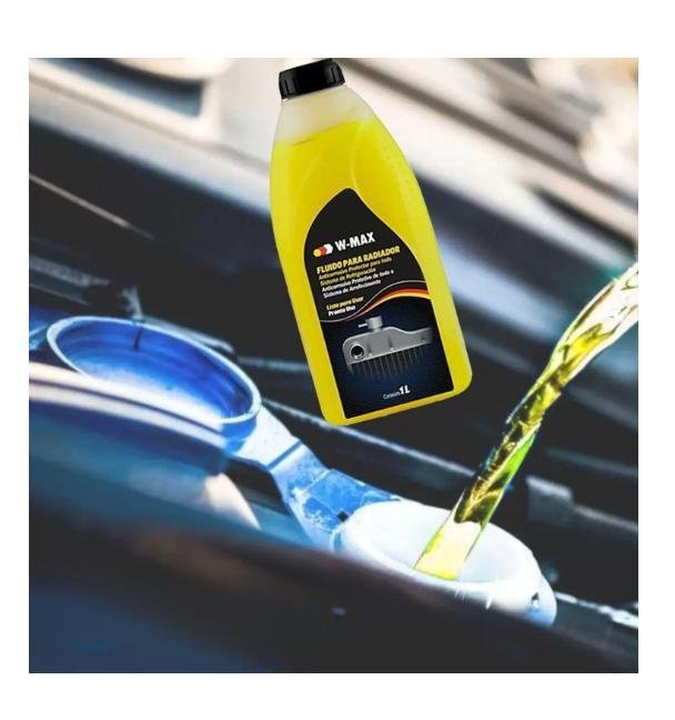 ADITIVO RADIADOR AMARELO W-MAX 1 LITRO - PRONTO PARA USAR