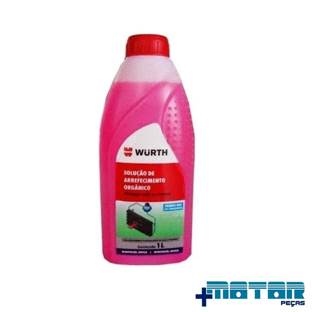 ADITIVO RADIADOR ROSA MULTIMARCAS - ADITIVO PARA RADIADOR W-MAX WURTH PRONTO PARA USAR - 1 LITRO