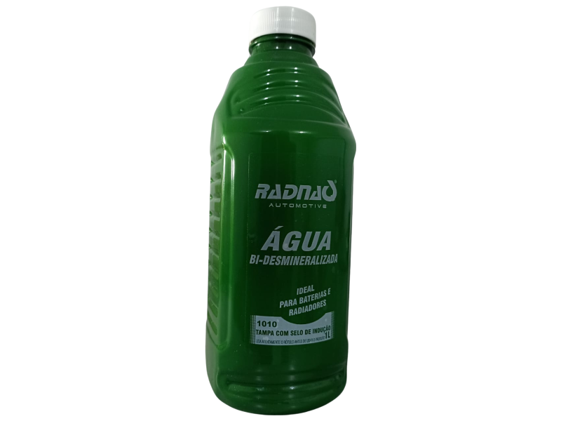 ÁGUA DESTILADA DESMINERALIZADA PARA BATERIAS E RADIADORES 1 LITRO