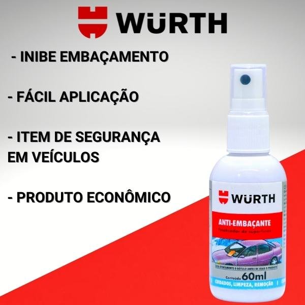 ANTIEMBACANTE VIDROS 60ML - UNIVERSAL - TECBRIL