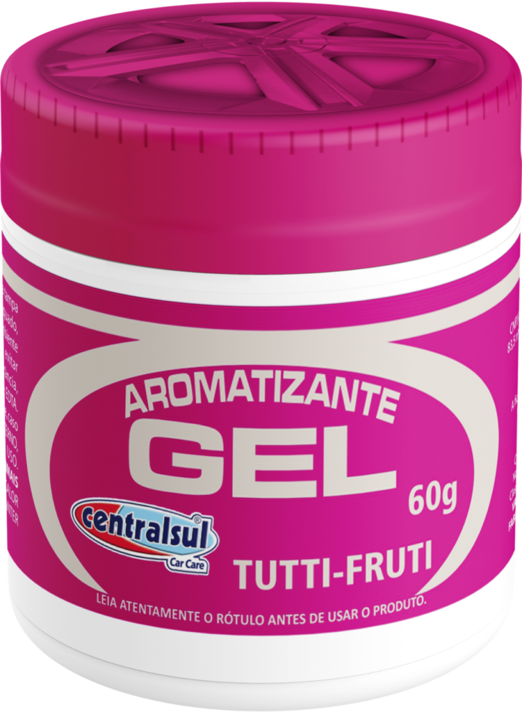 AROMATIZANTE GEL TUTTI FRUTTI 60G - PERFUME DOCE E FRUTADO