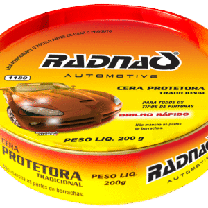 CERA POLIMENTO AUTOMOTIVA RADNAQ 200G - PROTETORA E BRILHANTE