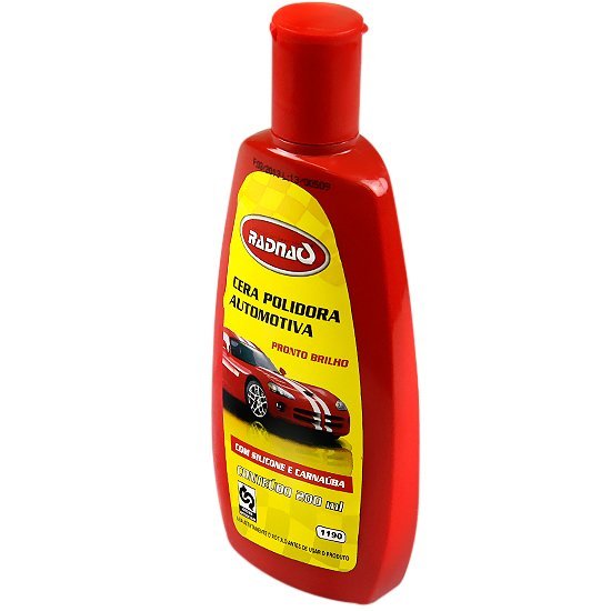 CERA POLIMENTO AUTOMOTIVA RADNAQ 200G - PROTETORA E BRILHANTE