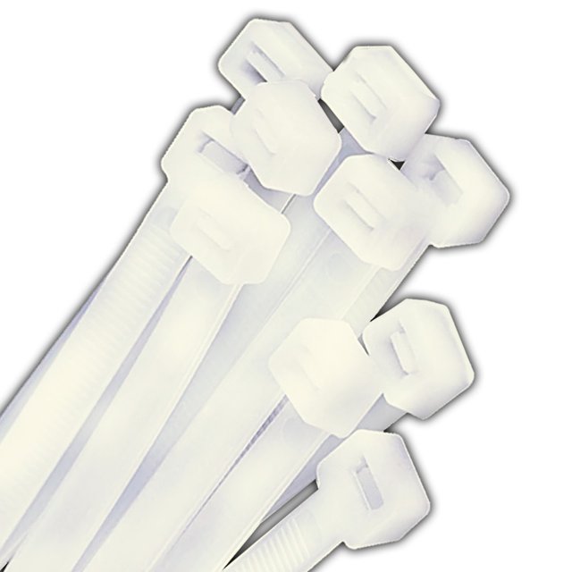 CINTA PLÁSTICA NYLON 30 CM - 4,8 MM - PARA DIVERSAS APLICAÇÕES