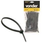 CINTA PLÁSTICA NYLON 3,6 X 140MM - IDEAL PARA ORGANIZAR FIOS E CABOS