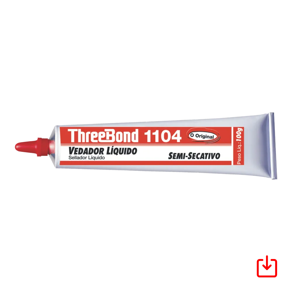 COLA BRANCA THREE BOND 1104 - 100GR - VEDADOR SEMISSECATIVO