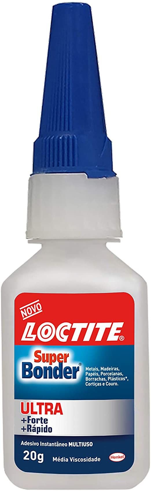 COLA SUPER BONDER 2G - ADESIVO MULTIMARCAS PARA REPAROS RÁPIDOS