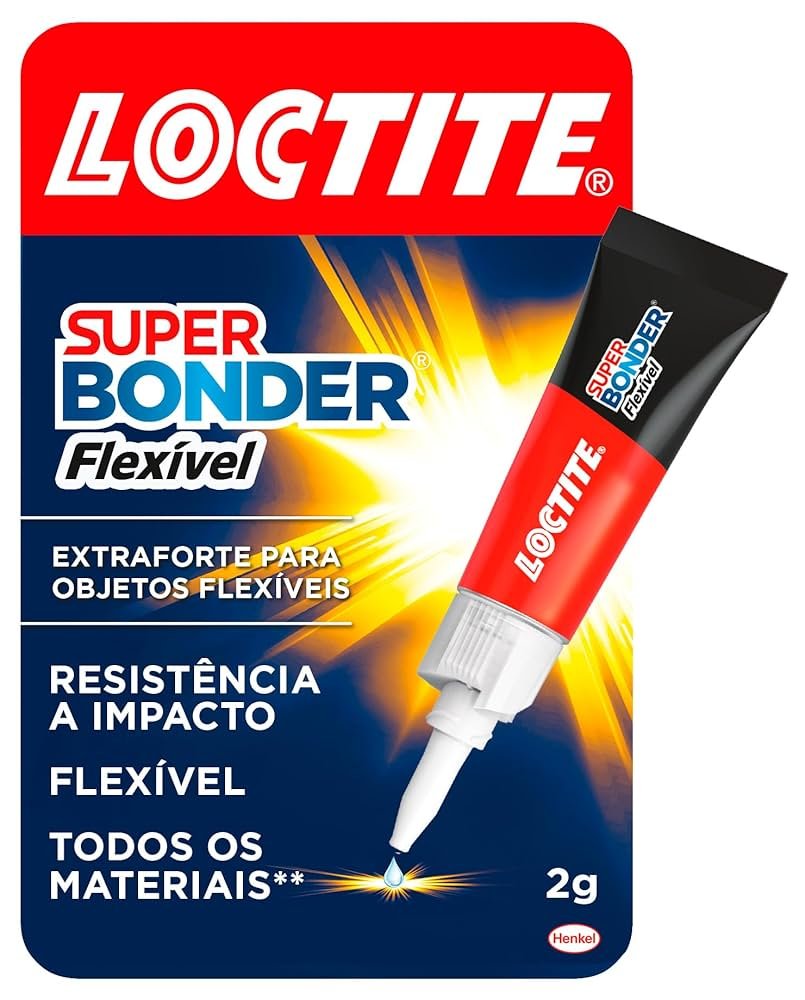 COLA SUPER BONDER 2G - ADESIVO MULTIMARCAS PARA REPAROS RÁPIDOS