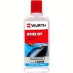 CRISTALIZADOR DE VIDROS WURTH WATER OFF 100ML - REPELENTE DE ÁGUA PARA VIDROS AUTOMOTIVOS