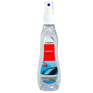 CRISTALIZADOR DE VIDROS WURTH WATER OFF 100ML - REPELENTE DE ÁGUA PARA VIDROS AUTOMOTIVOS
