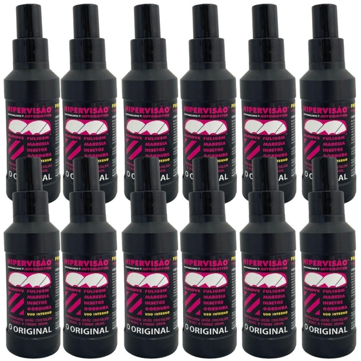DESSEMBACANTE LIMPADOR PARA BRISA HIPERVISÃO 90ML - GM, FIAT, FORD, VW