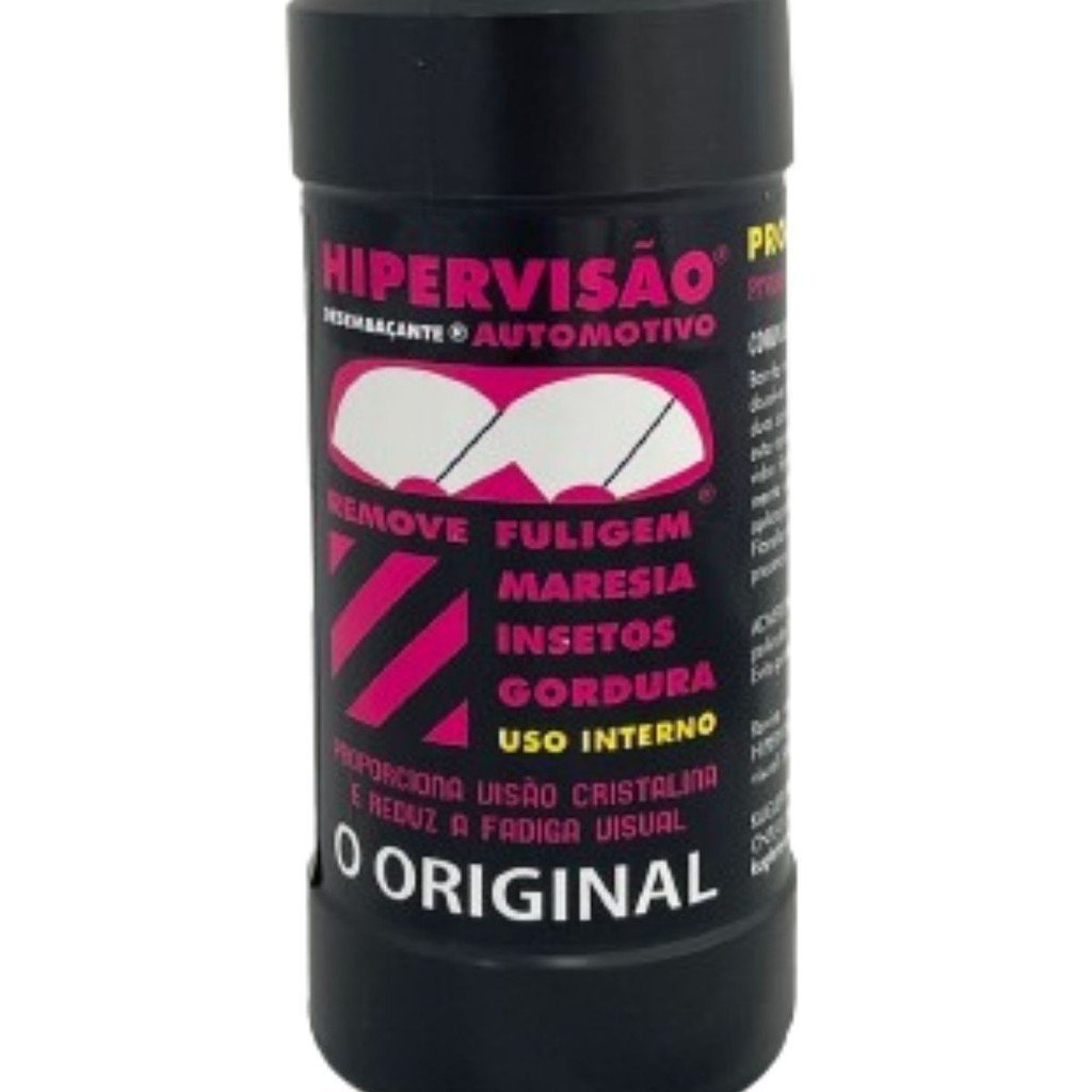 DESSEMBACANTE LIMPADOR PARA BRISA HIPERVISÃO 90ML - GM, FIAT, FORD, VW