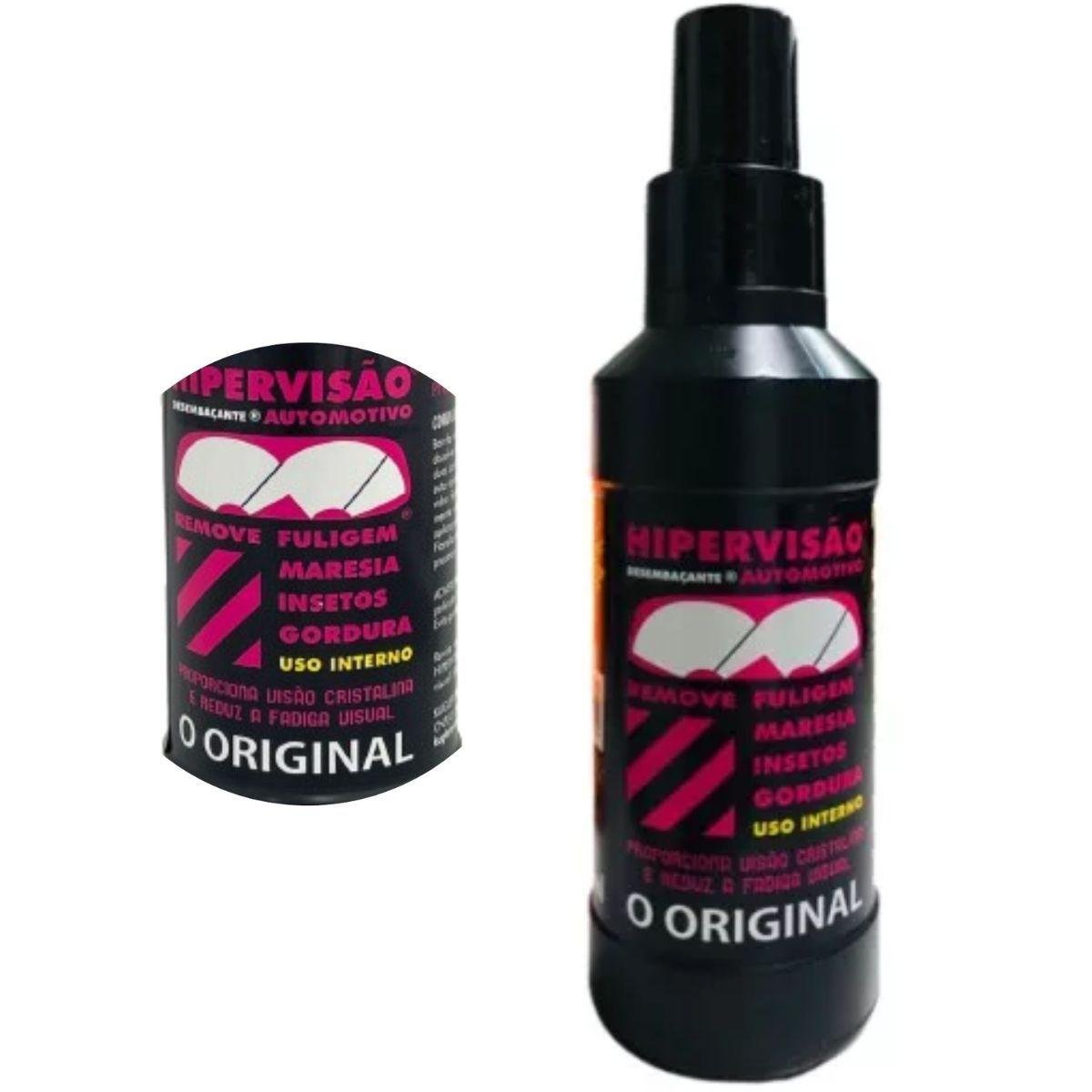 DESSEMBACANTE LIMPADOR PARA BRISA HIPERVISÃO 90ML - GM, FIAT, FORD, VW