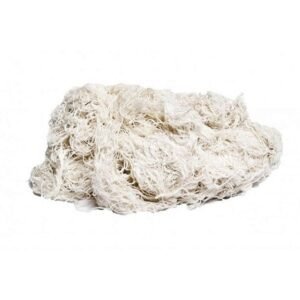 ESTOPA BRANCA 1KG - PANO DE LIMPEZA UNIVERSAL PARA GRAXA E POLIMENTO