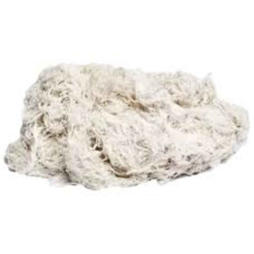ESTOPA PARA POLIMENTO BRANCA 200G - IDEAL PARA LIMPEZA E POLIMENTO