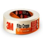FITA CREPE 3M 101LA 48MM X 50M - Fita Crepe Multiuso para Pintura