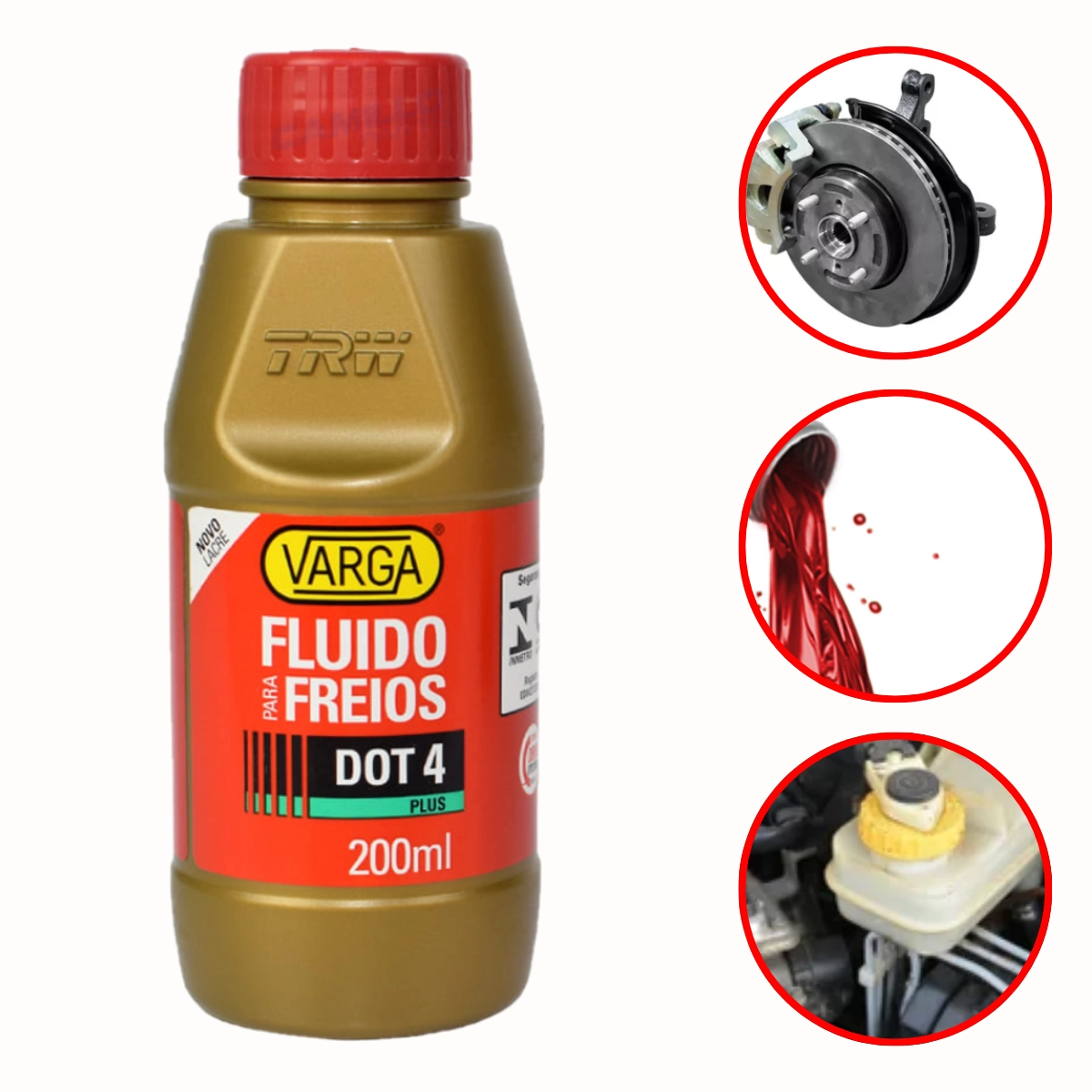 FLUIDO DE FREIO 200ML DOT 4 MULTIMARCAS