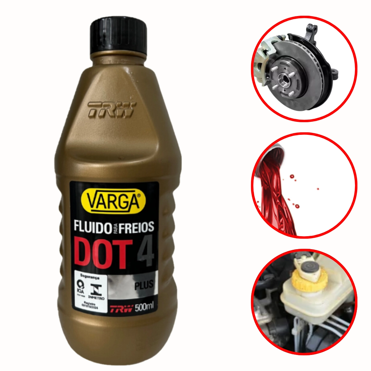 FLUIDO DE FREIO DOT 4 500 ML - MULTIMARCAS