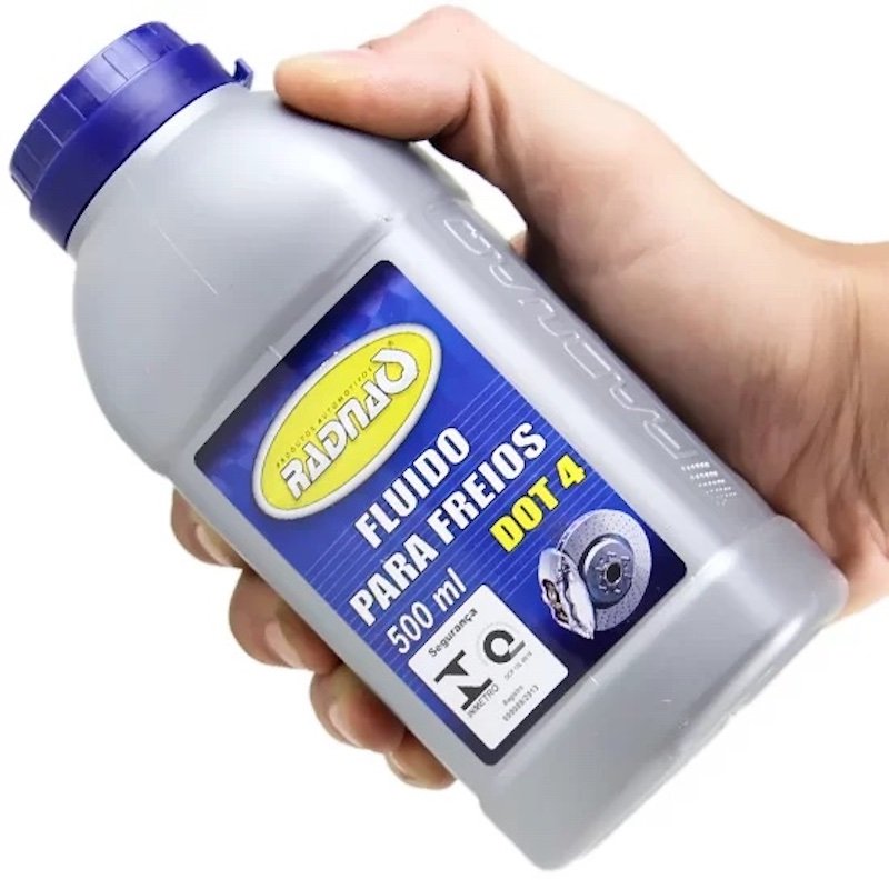 FLUIDO DE FREIO DOT 4 500ML - MULTIMARCAS (RCLF00054, BOSCH, RADNAQ)