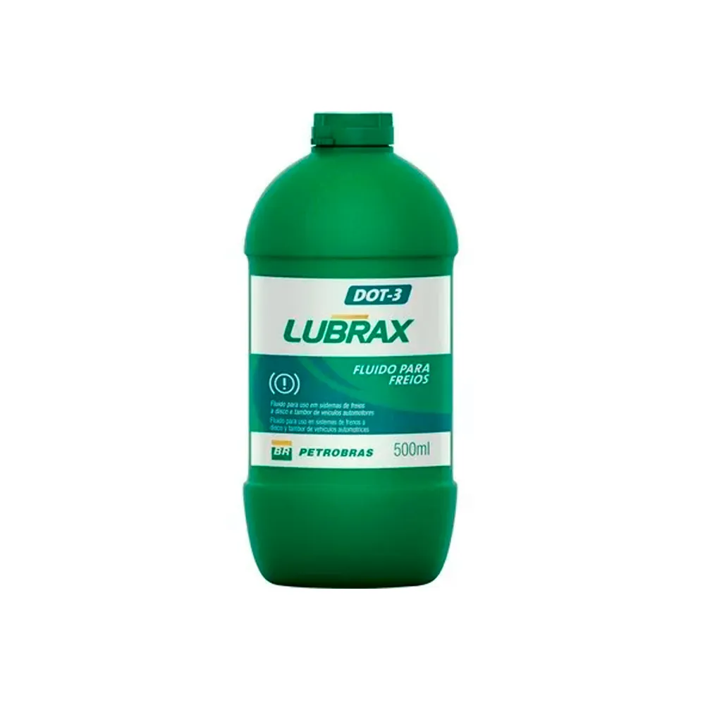 FLUIDO FREIO DOT 3 500ML - MULTIMARCAS E COMPATÍVEL COM VÁRIOS MODELOS