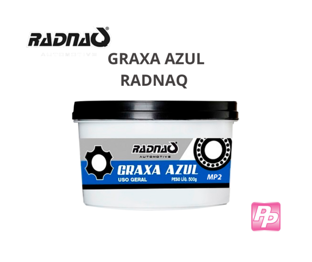 Graxas Azuis Radnaq 500g - Ideal Para GM, FIAT, FORD e VW