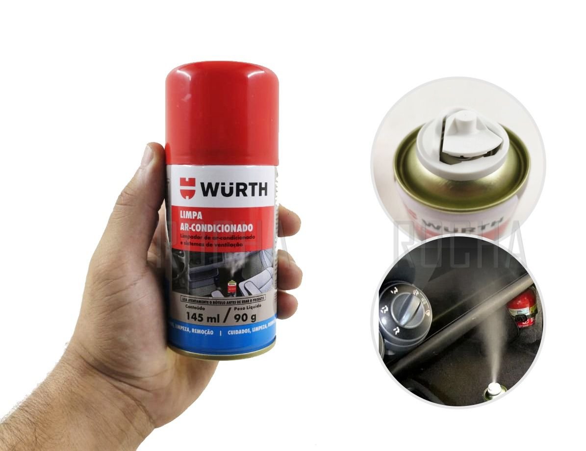 LIMPA AR CONDICIONADO 145ML MULTIMARCAS - WURTH