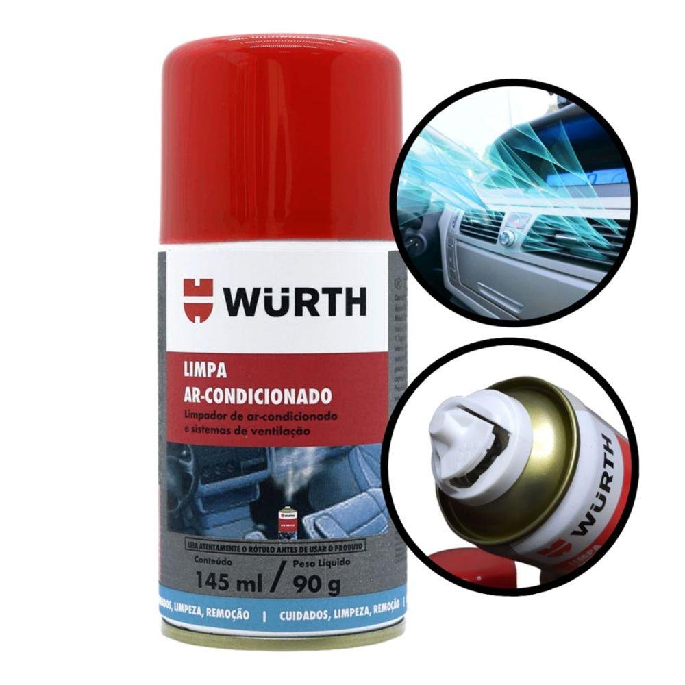 LIMPA AR CONDICIONADO 145ML MULTIMARCAS - WURTH