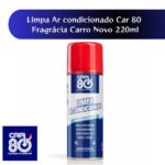 LIMPA AR CONDICIONADO 220ML - MULTIMARCAS CAR80 SPRAY COM FRAGRÂNCIA DE CARRO NOVO