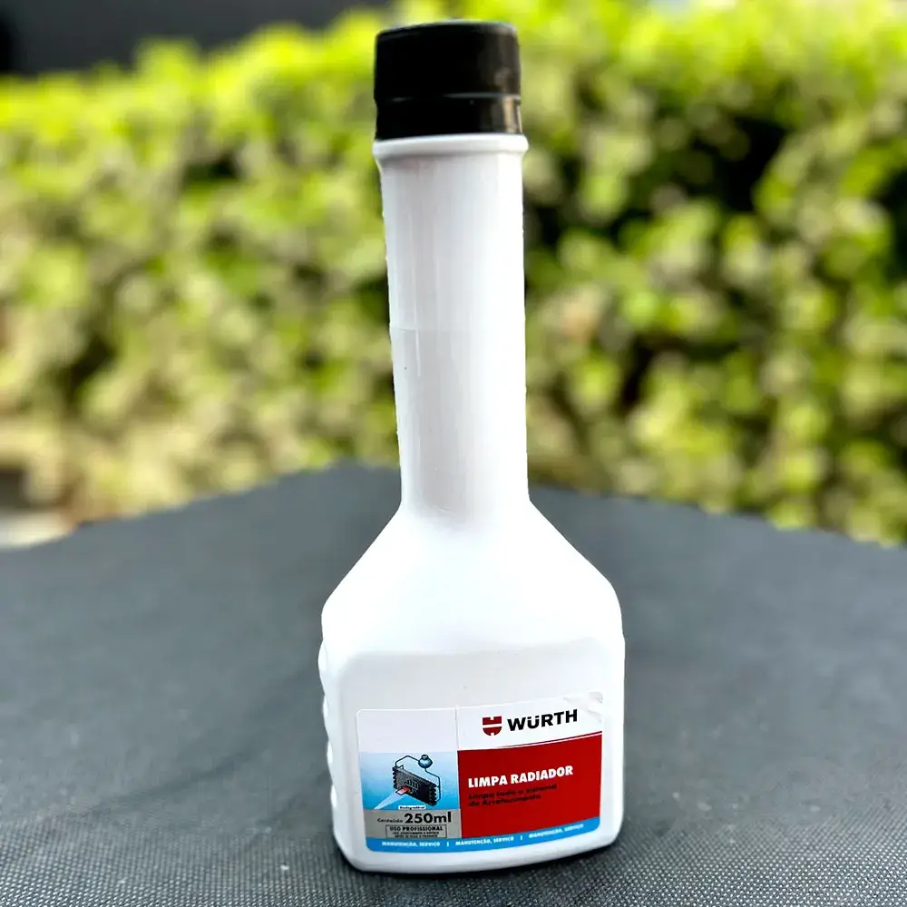 LIMPA RADIADOR 250ML WURTH - Eliminador de Ferrugem e Resíduos