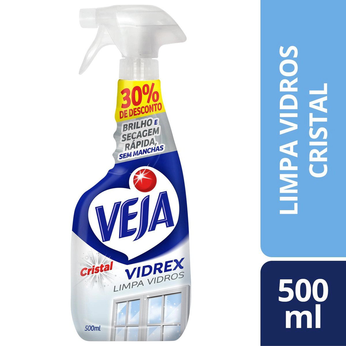 LIMPA VIDROS 4 EM 1 VONIXX GLAZY 500ML