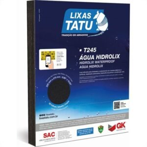 LIXA D'ÁGUA HIDROLIX GRÃO 400 - 225x275MM - 50 UNIDADES