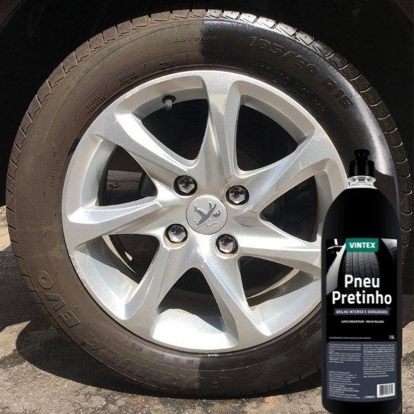 PNEU PRETINHO VINEX 500ML - BRILHANTE PARA PNEUS