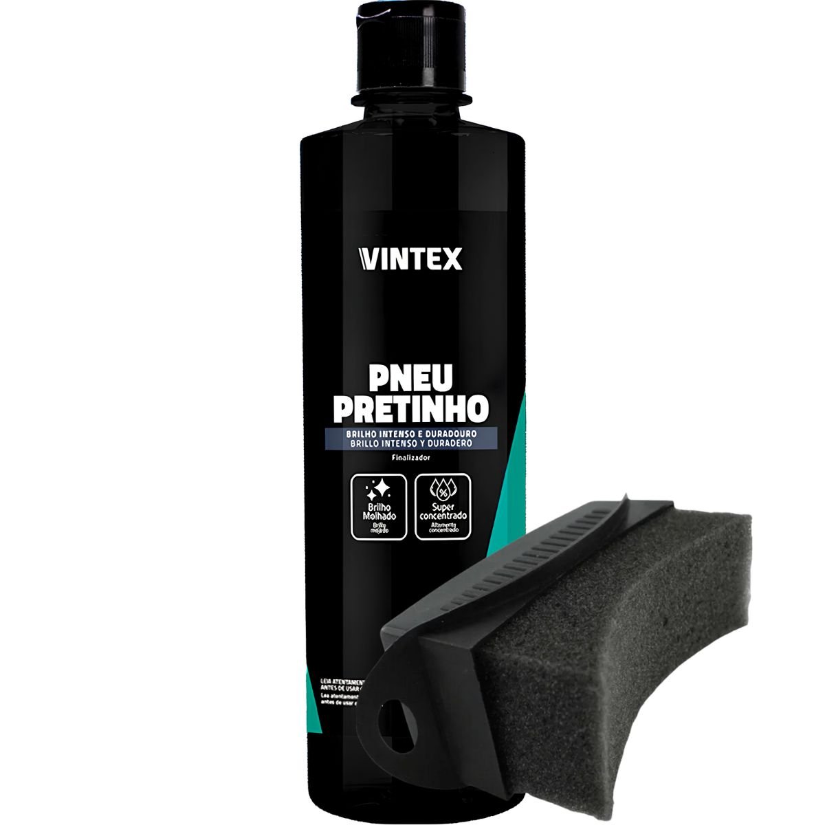PNEU PRETINHO VINEX 500ML - BRILHANTE PARA PNEUS